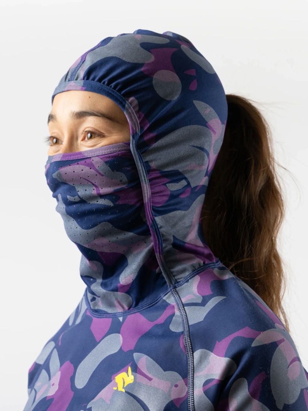 Rabbit Women’s Low Light Cocoon 2.0 Passion Flower Camo XS NWT Running Shirt